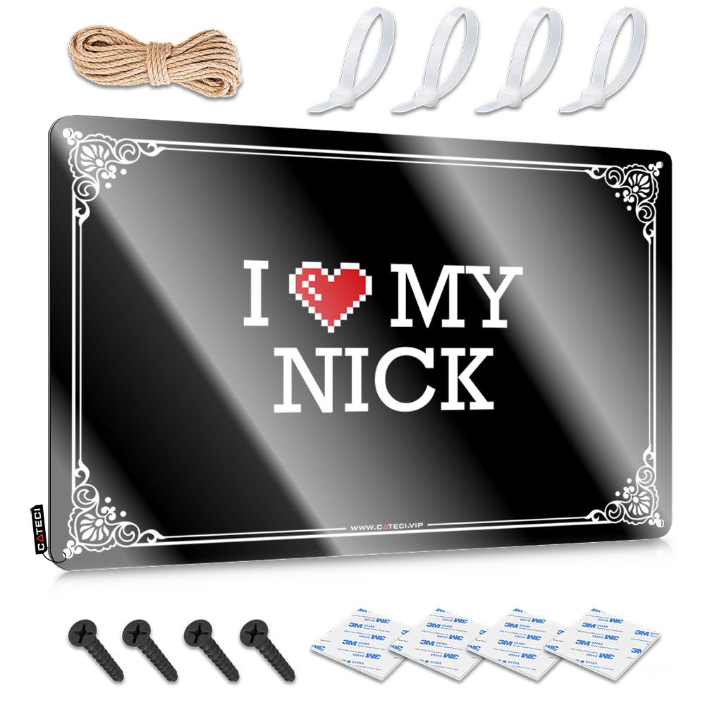 Fzfn Men's Colour I Love My Nick Beer Accessories Classy - Funny Wall Art Essentials Vintage Wall Art(30X40cm)