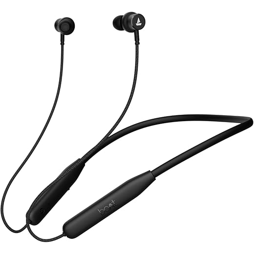 boAt Rockerz 110 Wireless Neckband Active Black