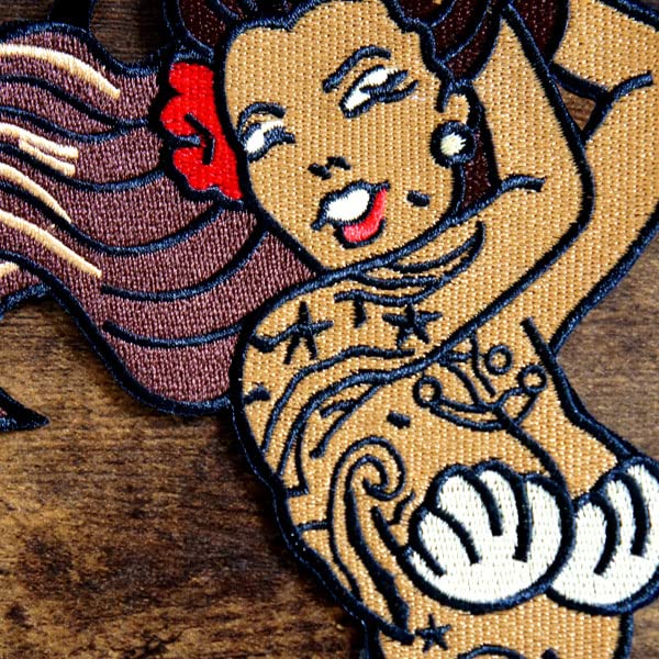 Amazon.co.jp: 大きな刺繍アイロンワッペン パッチ アップリケ