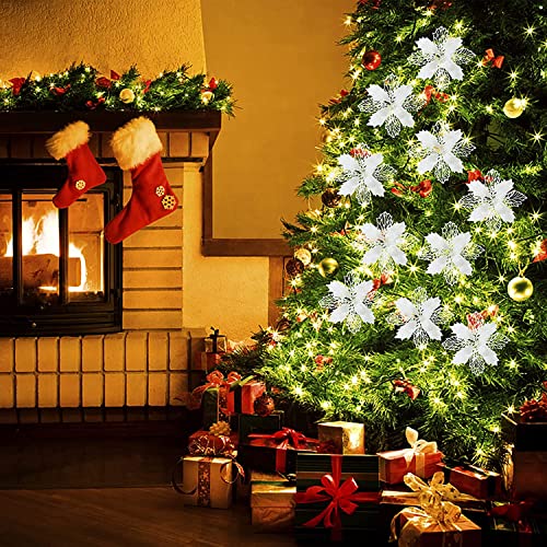 Sunshine smile 15 pezzi Fiori di Natale,Glitter