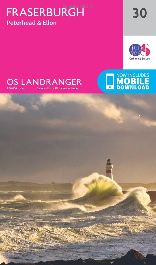 Fraserburgh, Peterhead & Ellon by Ordnance Survey (Sheet map, folded)