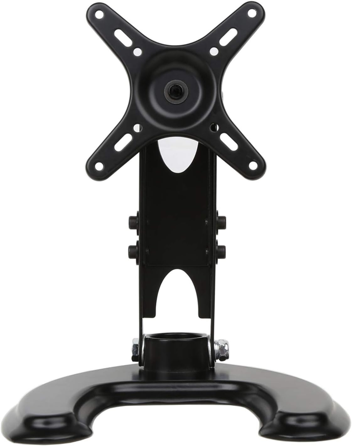 U-Shape 10" to 27"inch 180 Degree Adjustable LCD Monitor Stand Mount Folding VESA Monitor Stand All-Metal-Body With VESA Hole 75x75mm 100x100mm