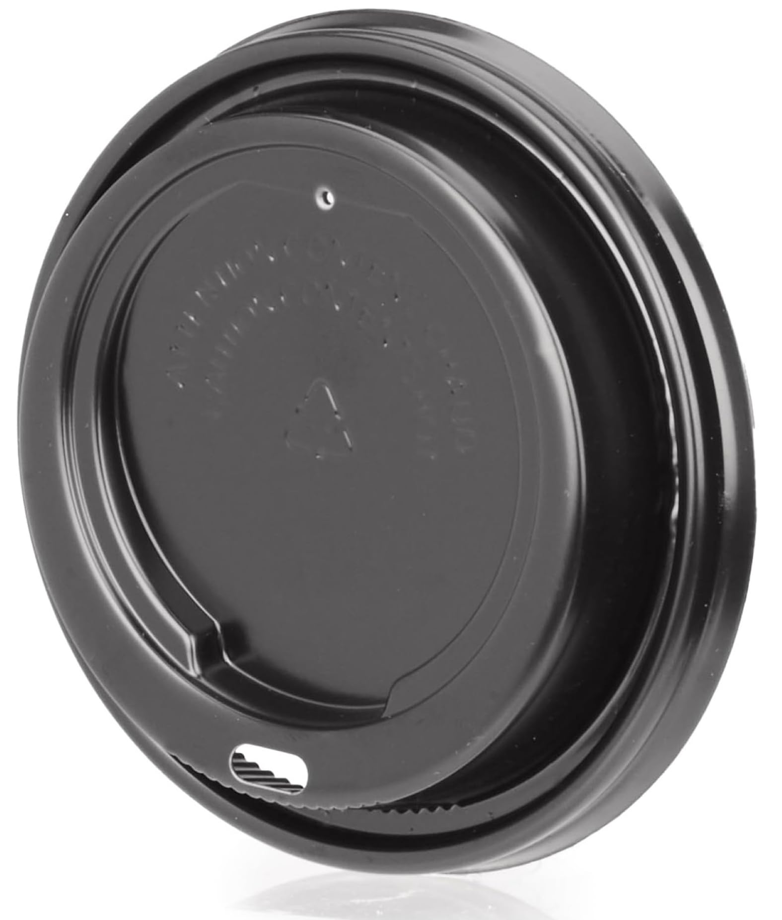 Signature Packaging Black 12/16Oz (500 Pack) Signature Coffee Cup Lids, 12/16Oz, 500 Pack, Black