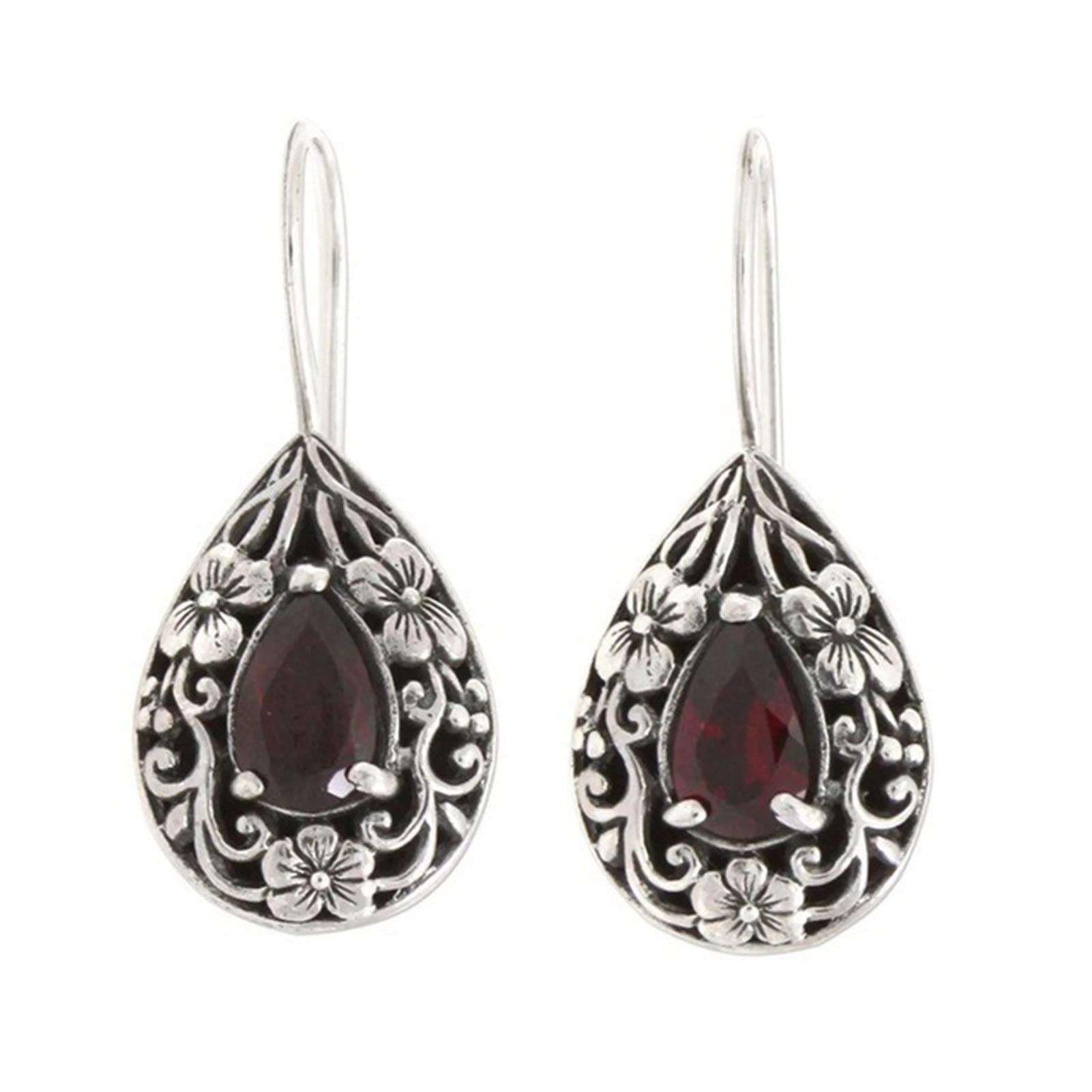 Boucles d'oreilles de chute de rubis naturel pour illuminer vos soirées romantiques - 4