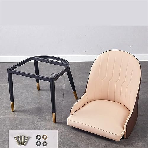 Miniatura 6 de Modern Comfortable Dining Chairs Dining Living Room Bedroom Kitchen Aent Chairs Modern PU Leather High Back Padded Soft Seat,with Metal Legs