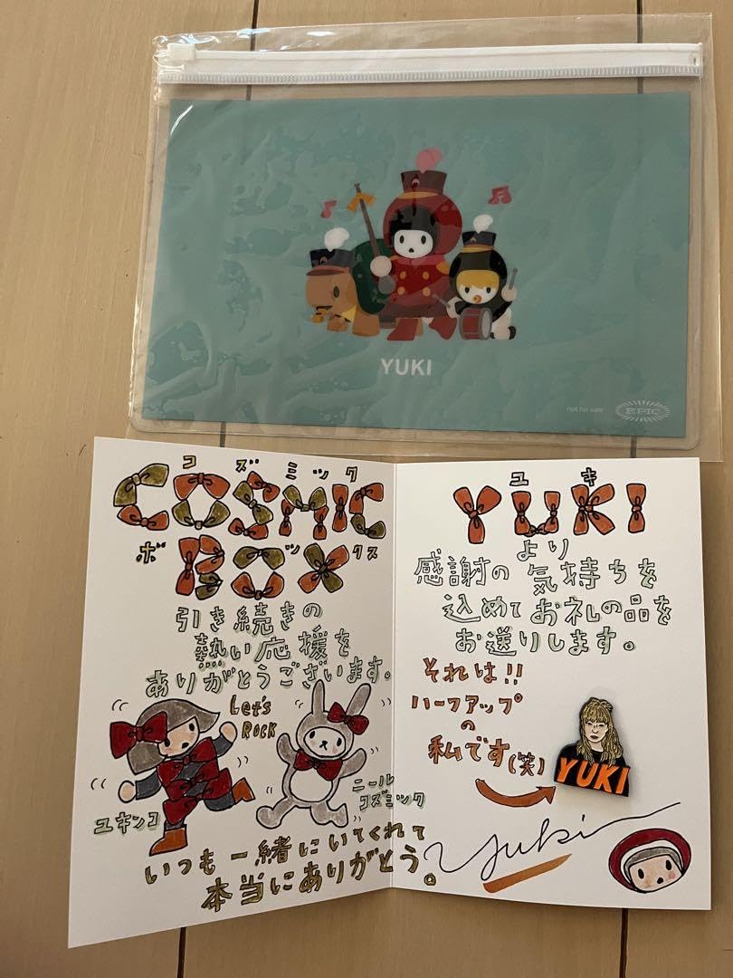 Amazon | YUKI COSMICBOX ピンバッジ ゆきんこクリアポーチ | バッジ