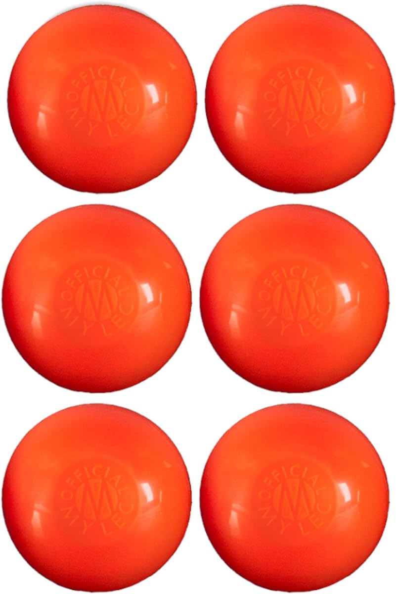 Pelotas de hockey Mylec Street & Roller: construcción duradera y sin rebote para jugar al aire libre