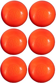 Mylec Street & Roller Hockey Balls - بدون ارتداد ، بناء متين للعب في الهواء الطلق