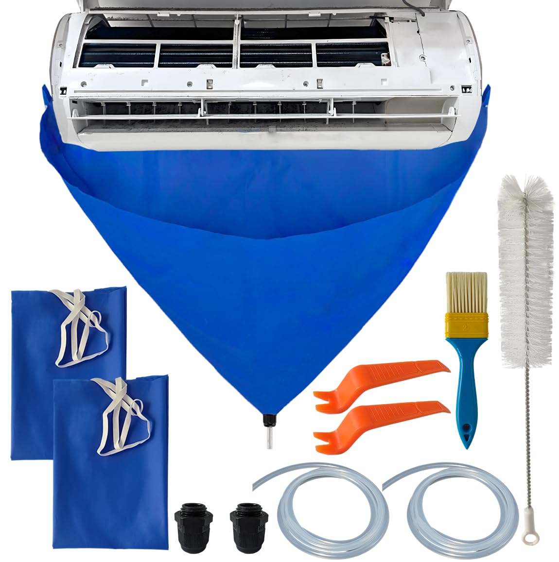 Amazon.com: Ajqxh 8Pcs Mini Split Ac Cleaning Kit, Air Conditioner