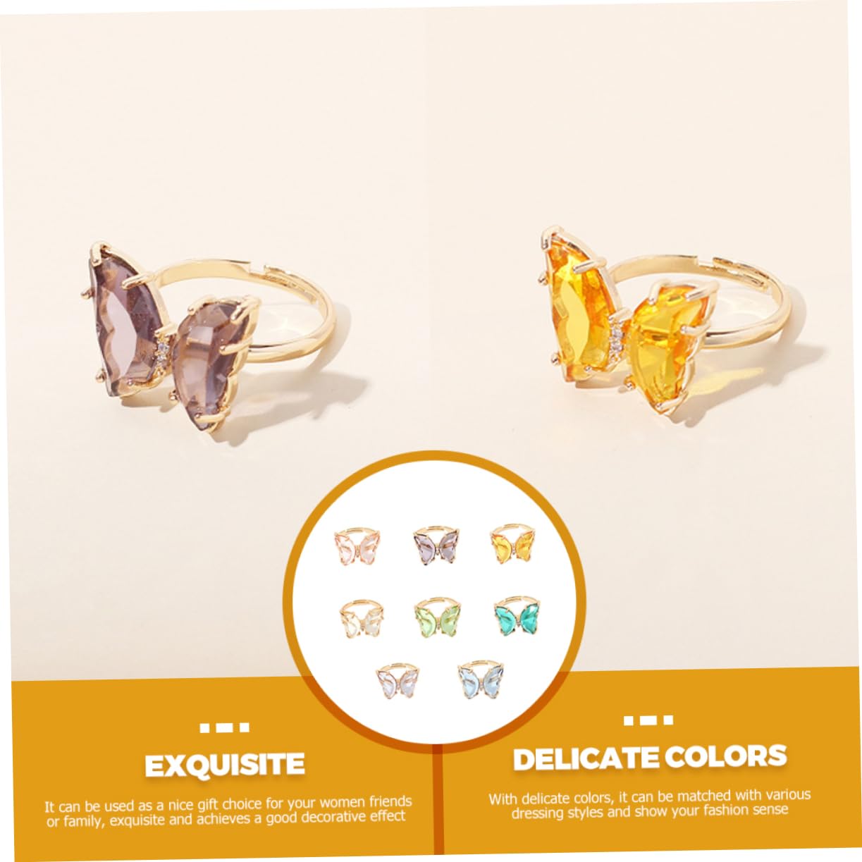VALICLUD Anillo De Decoración De Anillo Ajustable Anillos Para Mujer Niña Anillas Bisuteria Mujer Rings Anillo Casual De Chicas Decoración Del Anillo Aleación