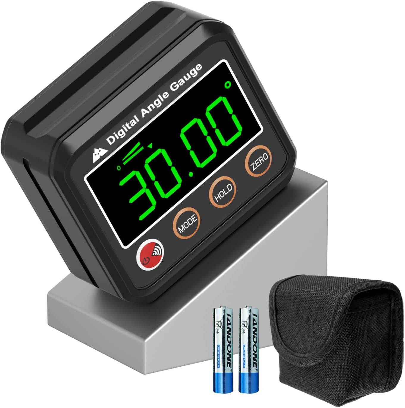 Magnetic Digital Angle Finder Protractor Inclinometer - Mini Digital Level Angle Gauge - Fast & Stable Measurement Tool - Backlit Display & Big Number - Woodworking, Construction
