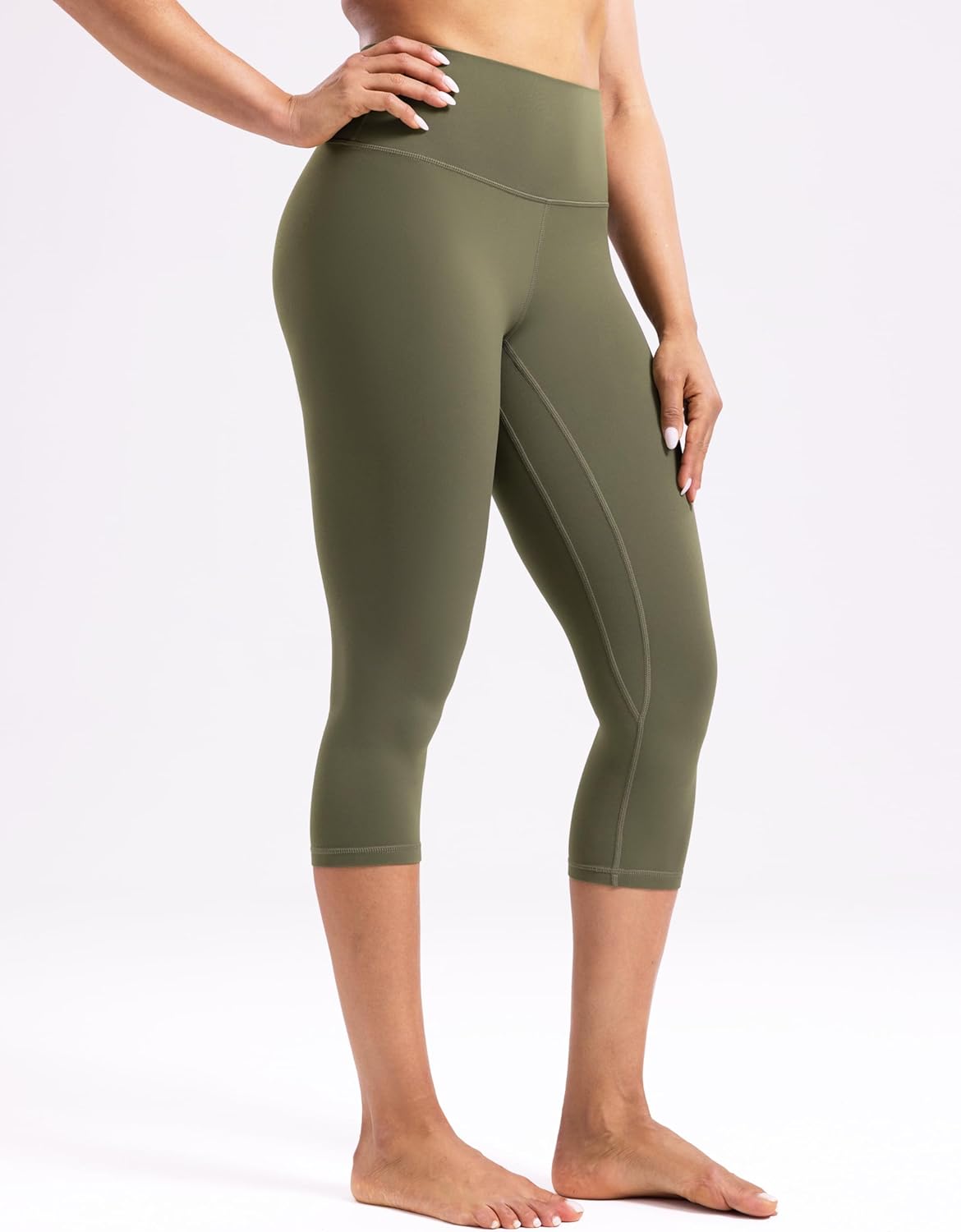 Workout Leggings for Women Yoga Pants High Waisted Athletic Silky Feel Soft 21"/23"/25"/28" Gym Activewear Lounge - Image 3