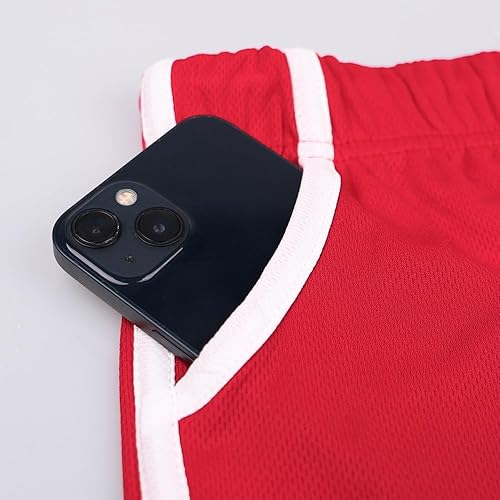 Miniatura 4 de GYMAPE Pantalones cortos deportivos de malla para hombre, para entrenamiento, correr, secado rápido, ligeros