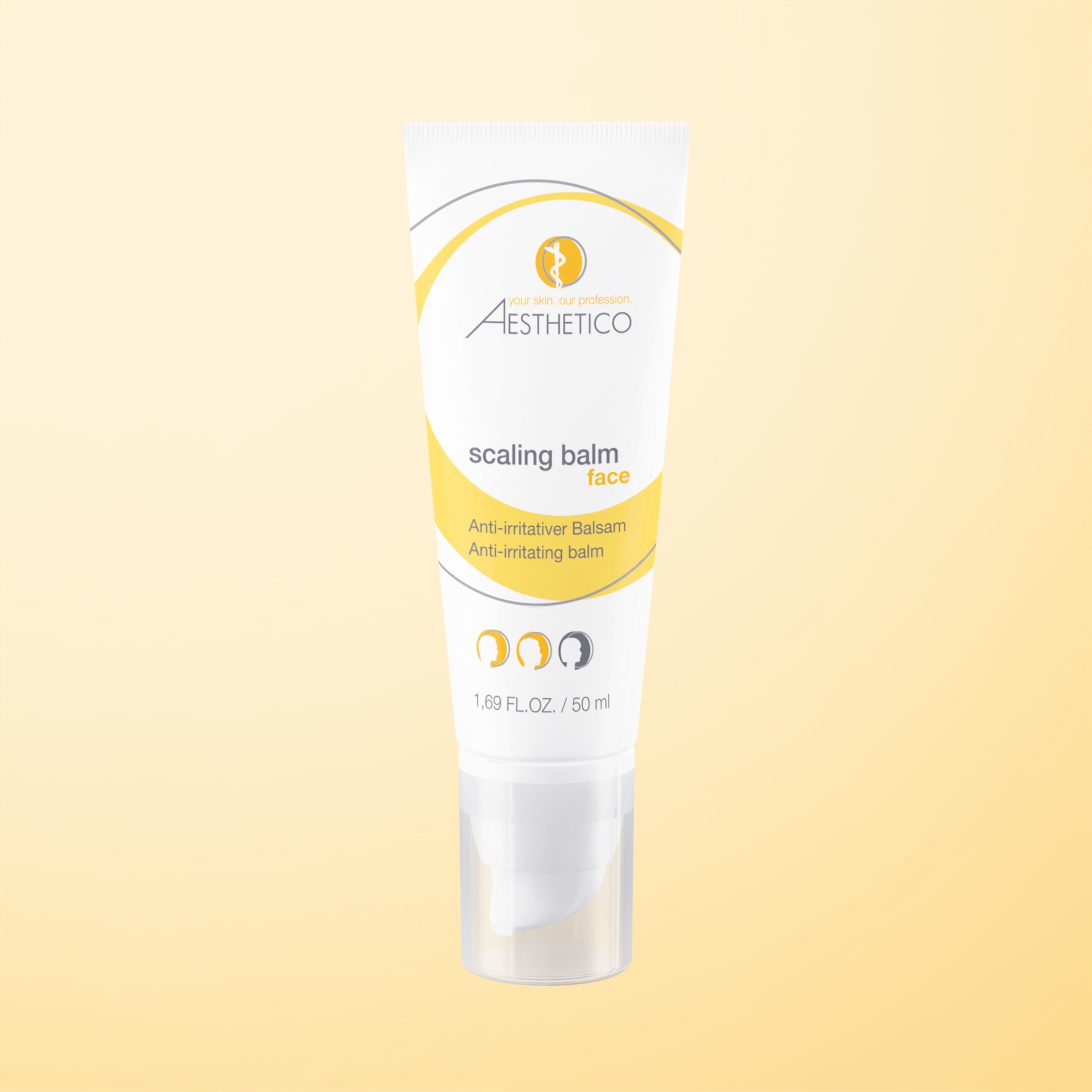 AESTHETICO scaling balm, 50 ml | SOS-Pflegebalsam für irritierte und beanspruchte Haut, beruhigt Rötungen und Spannungsgefühle, unterstützt die Regeneration