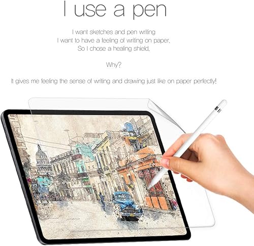 Miniatura 3 de Protector de pantalla para WACOM Cintiq Pro 16 DTK 1660, protector curativo de luz antirreflejos, textura de papel mate, textura de papel ligero