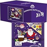 New Cad Christmas Chocolate Selection Pack 78g - Pack of 26, Selection Boxes Christmas Chocolates For Kids - Stocking Fillers