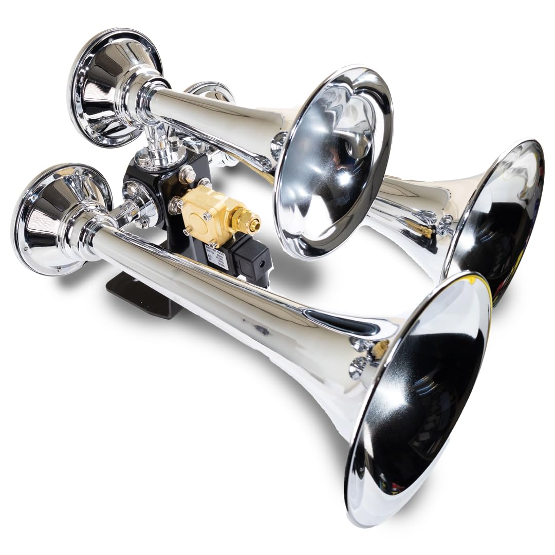 Kleinn Air Horns 502 Triple Train Horn - Chrome