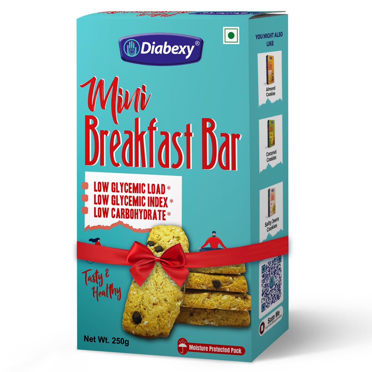 Diabexy Mini Breakfast Bar Gift Pack for Diabetics- 250g (B0C69JWM6R) Amazon Price History, Amazon Price Tracker