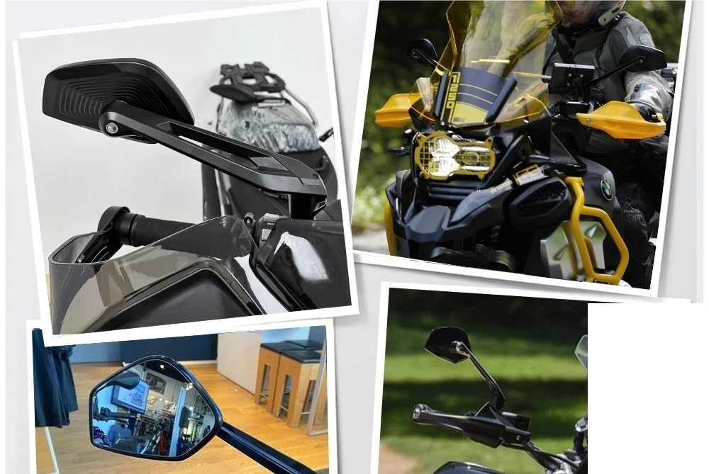Moto Lusterko końcówkowe kierownicy Motocyklowa k Pasuje Do Bmw R 1250 GS R1300GS R1200GS LC ADV Adventure S1000XR F900R/XR F850GS F750GS Motocyklowe Lusterka Wsteczne