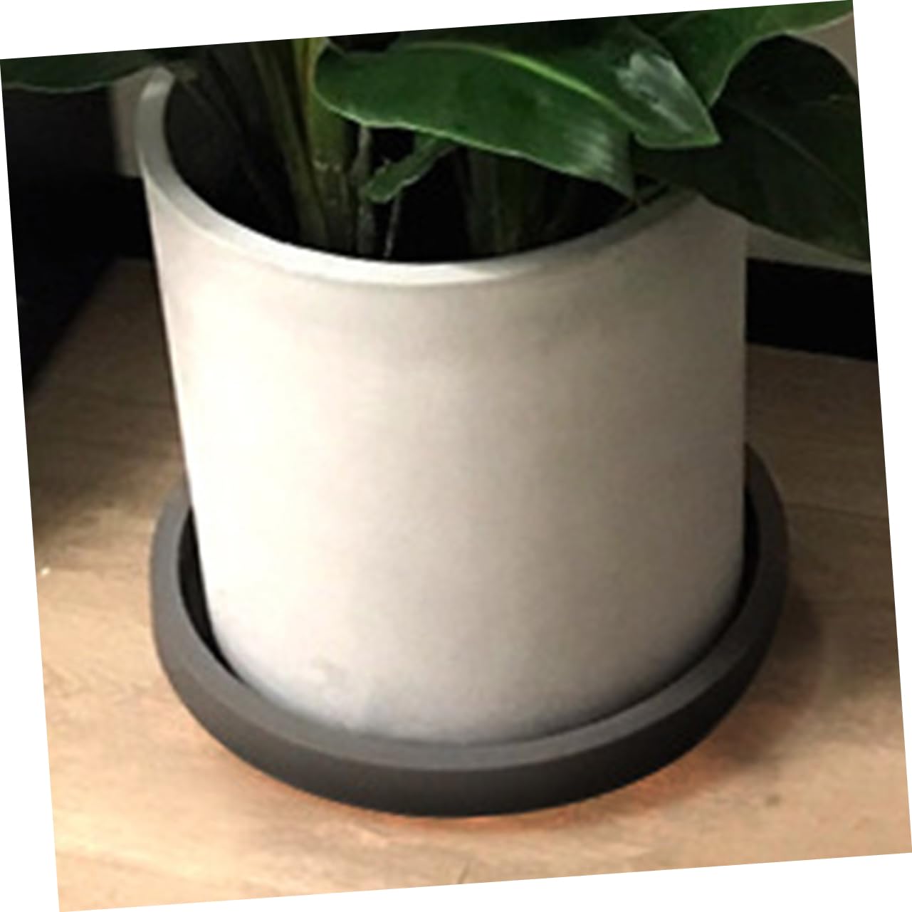 INOOMP Vassoio Rotondo per Piante Sottovaso Plastica per Fioriere Adatto per Interni Ed Esterni di Vaschette per Raccolta Design Nordic Style