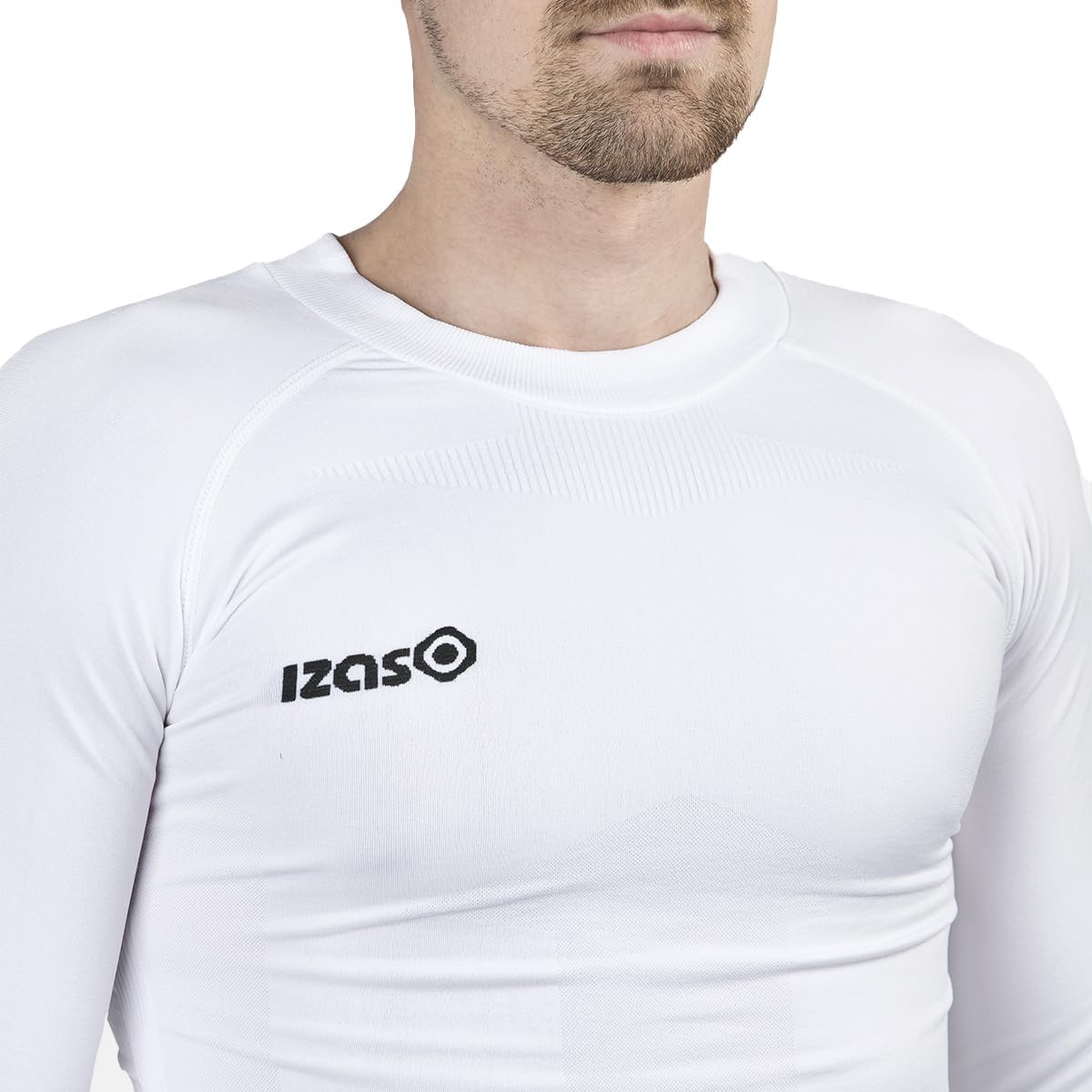 Izas Sarek Men's Long Sleeve Thermal-Dry Shirt (X-Large, White)