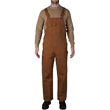 Smith's Workwear Men's Duck Canvas Bib-Overall Overalls