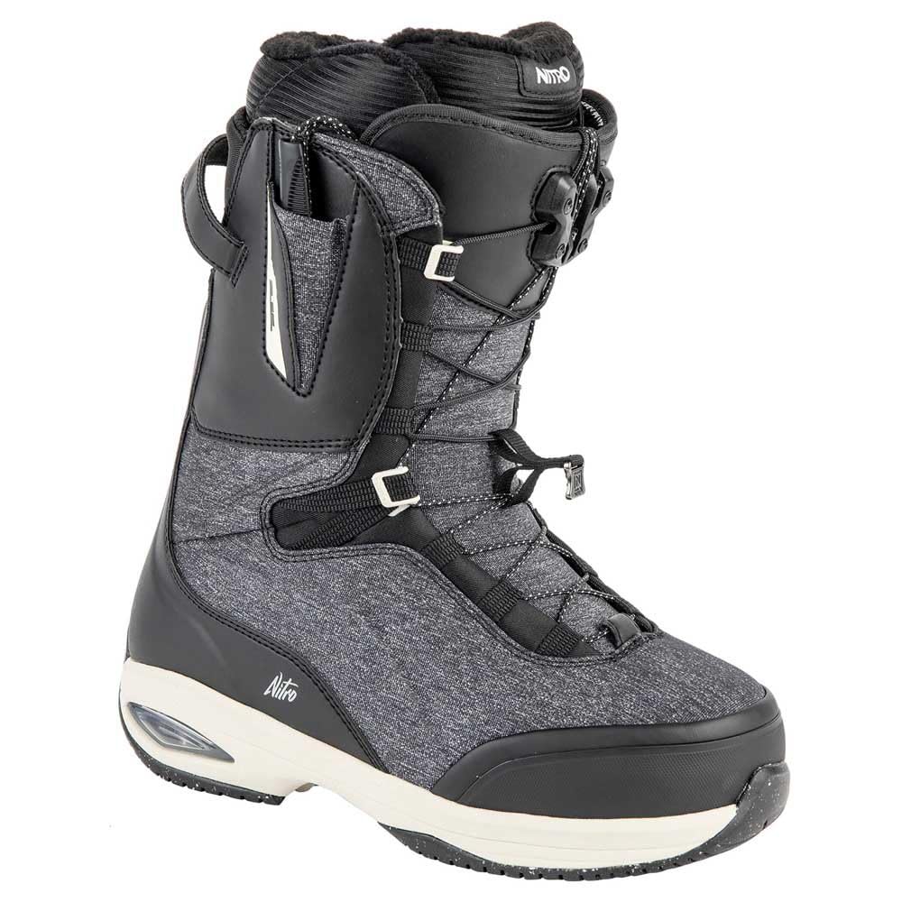 Nitro Women's Faint TLS Snowboard Boot 2024 Black/Sand / 9.5