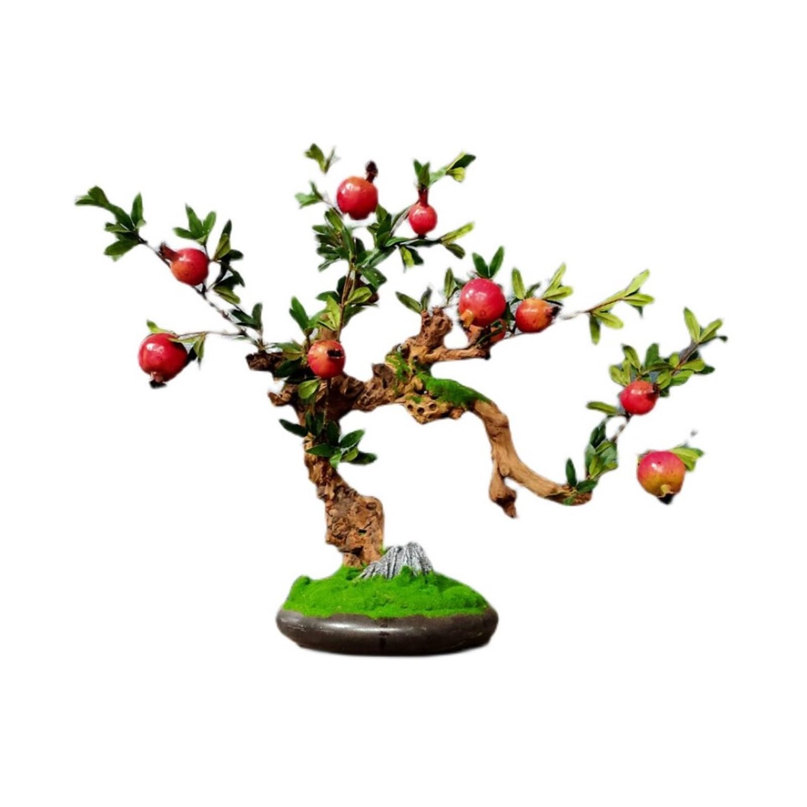 GLJTUO Artificial Trees Simulation Potted Tree, Realistic Plant Bonsai Decoration for Home and Office Decor Simulated Pine