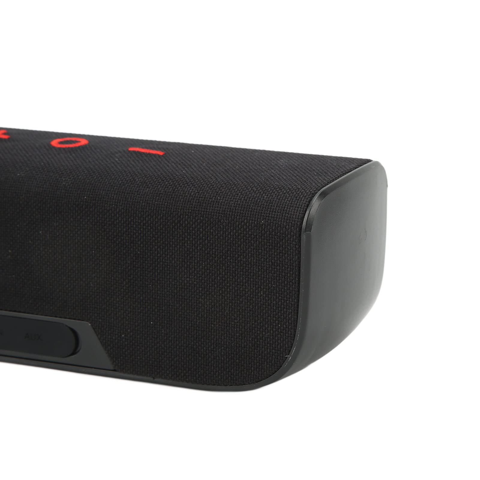 Acouto Altavoz Inalámbrico 10W IPX5 Impermeable FM AUX 3000mAh Micrófono Incorporado Altavoz Portátil para Acampar Al Aire Hogar Negro Rojo Seguro Confiable Que Utiliza Este IPX5 a Multi (Negro Rojo)