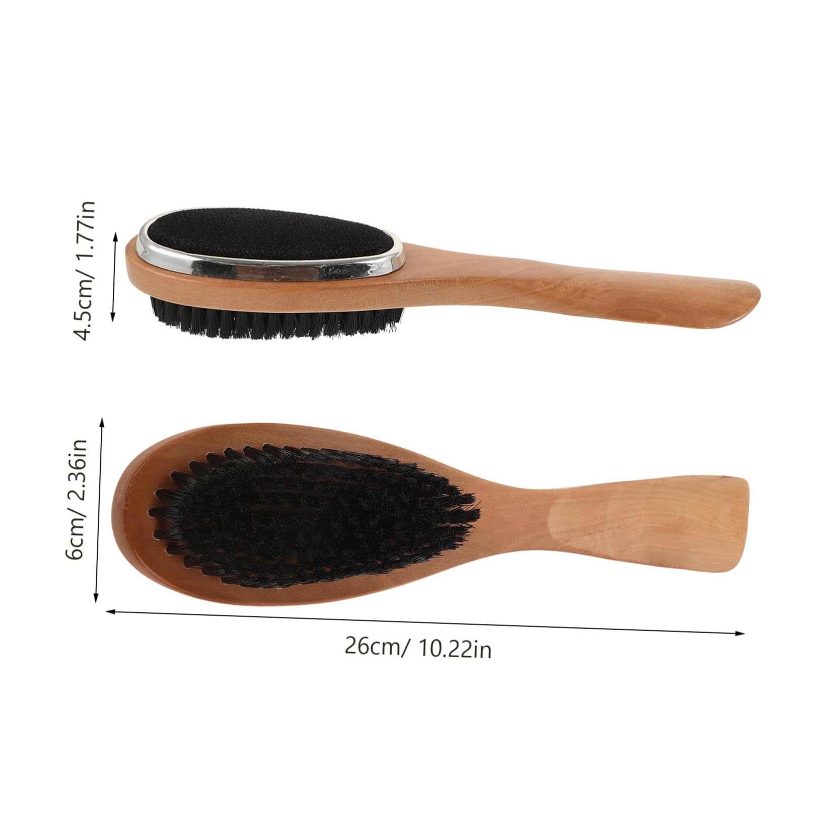 GALPADA 5pièces Brosse à Chaussures Bois avec Poils Outil De Nettoyage Polissage pour Bottes Et Chaussures Pratique Et