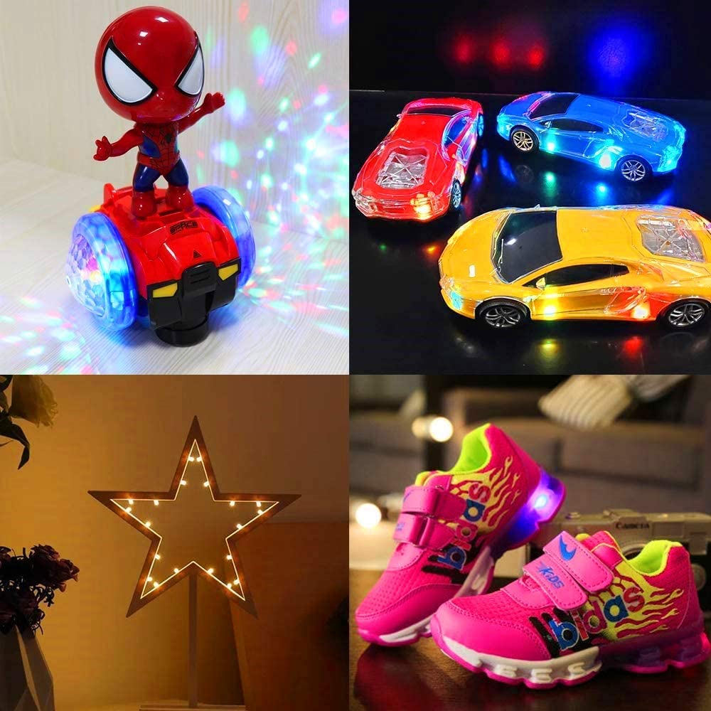 HUAZIZ 50 Pezzi 5mm Luce a Diodi LED Precablata 12V 20cm, Diodo ad Emissione Luminosa LED Bianca, per Trasformazione e Illuminazione di Circuiti Automobilistici, Modellazione di Prototipi