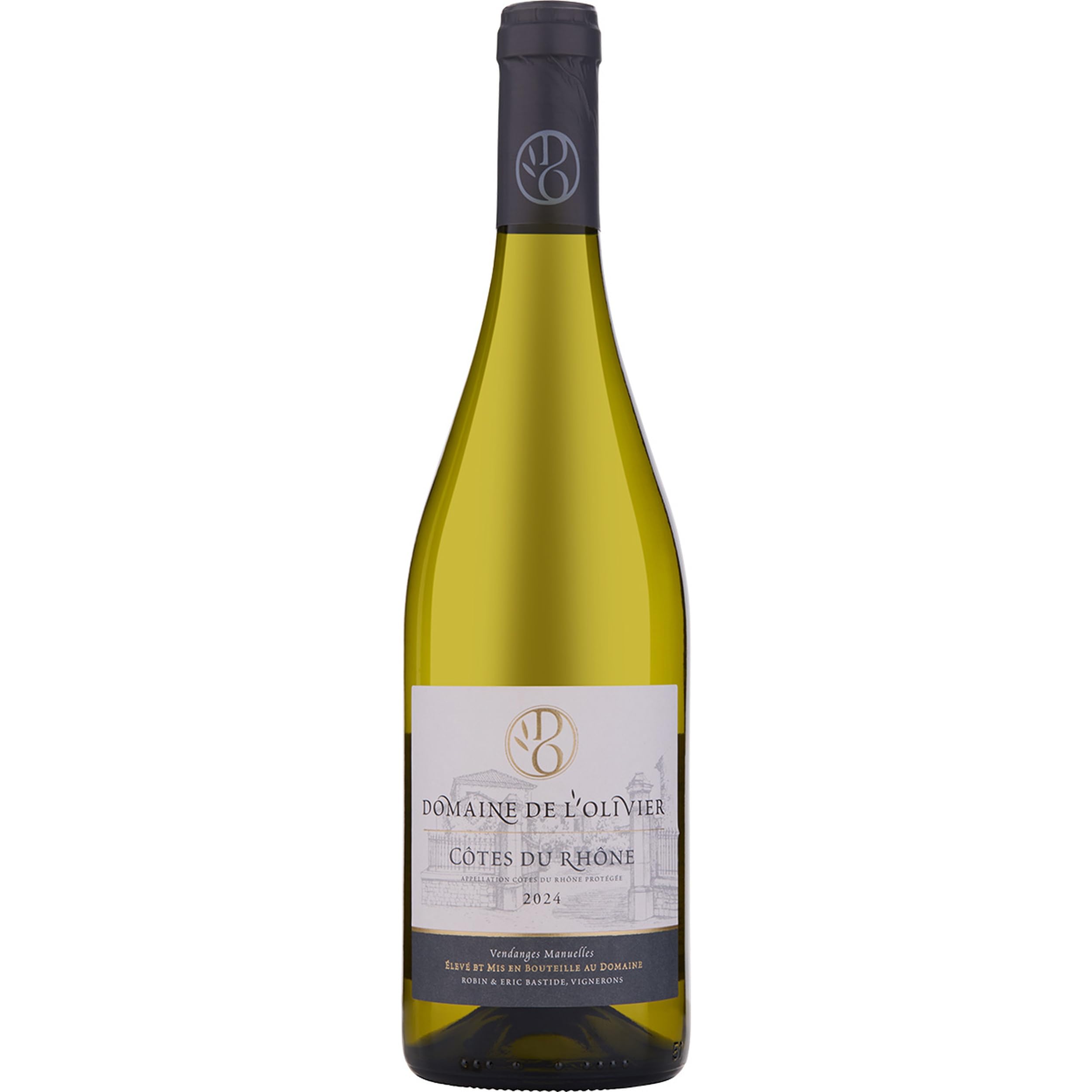 Domaine de l'Olivier Côtes du Rhône Blanc AOP Weisswein Weiss trocken Frankreich inkl. FeinWert E-Book (1 x 0.75 l)