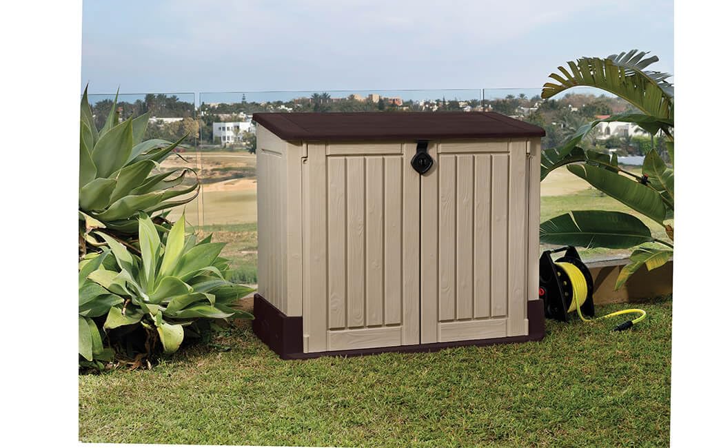 Keter Porta Attrezzi da Giardino STORE IT OUT MIDI Beige