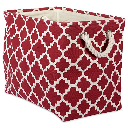 DII Printed Polyester, Collapsible and Convenient Storage Bin to Organize Office, Bedroom, Closet