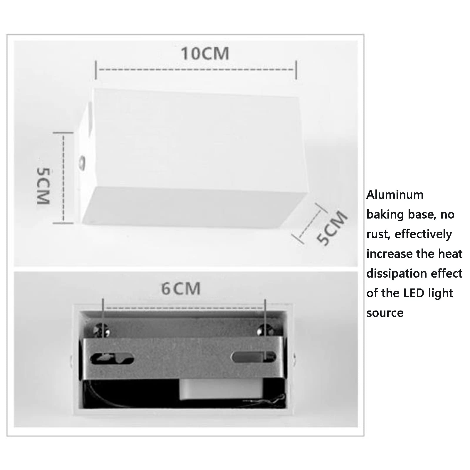 SwePer Panel toaletowy LED, panel ścienny toaletowy dla mężczyzn i kobiet, akrylowa powierzchnia i metalowa podstawa, 6,3 x 10,2 cala, do łazienki, salonu, biura lub firmy (kolor: B