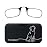 ThinOptics Universal Pod Case + Rectangular Reading Glasses, Dog Line, 44mm + 1.5
