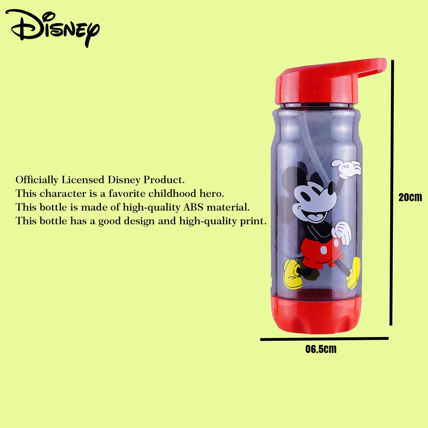 Comiclyfe Disney Mickey Mouse Kids Sipper Water Bottle 500ml