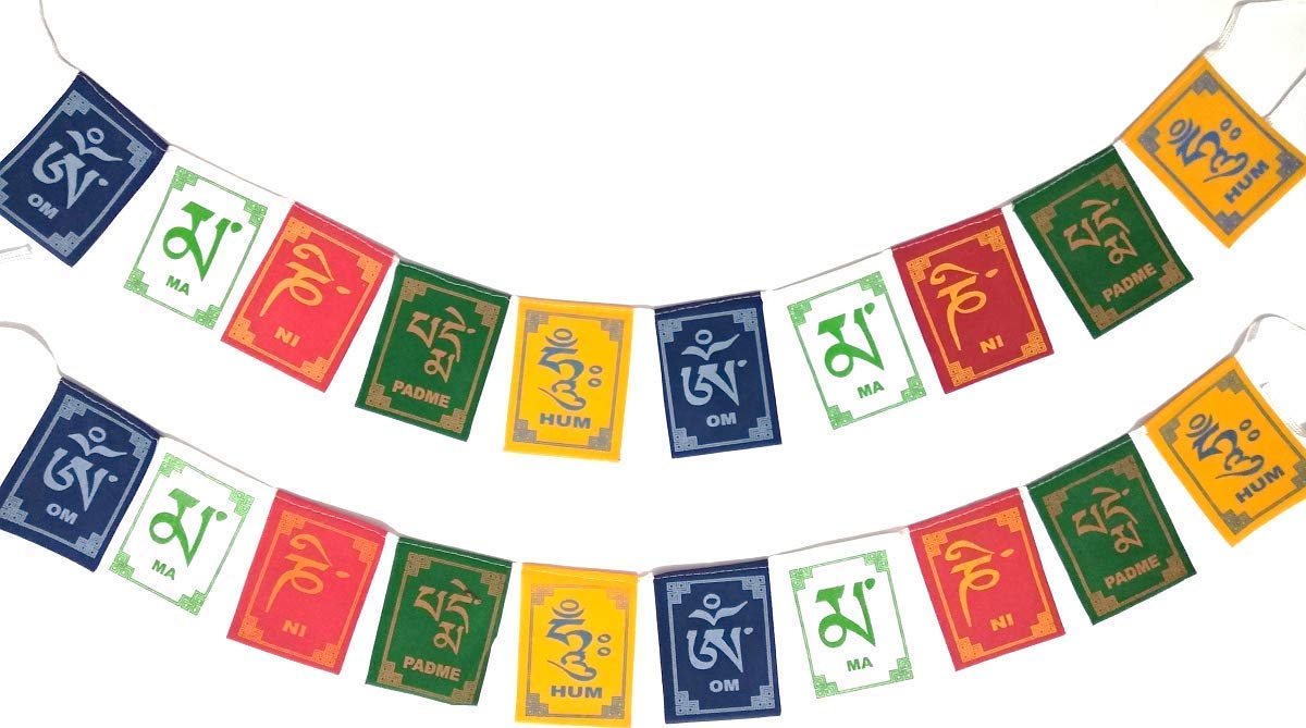 DARAHS Tibetian Buddhist Cotton Banners, Multicolor, Pack of 2 (B08538PKGL) Amazon Price History, Amazon Price Tracker