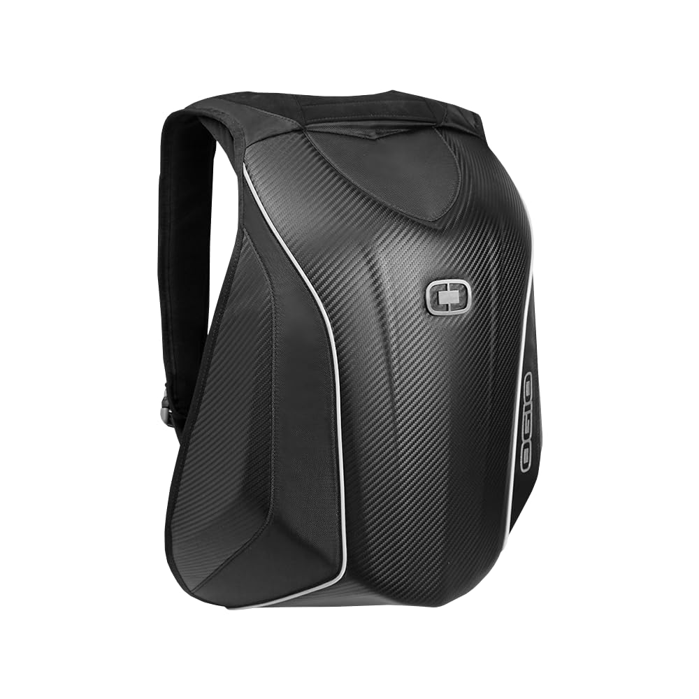 OGIO 123006.36 No Drag Mach 5 Motorcycle Backpack - Stealth Black , 20.5" H x 14.5" W x 7" D, Medium