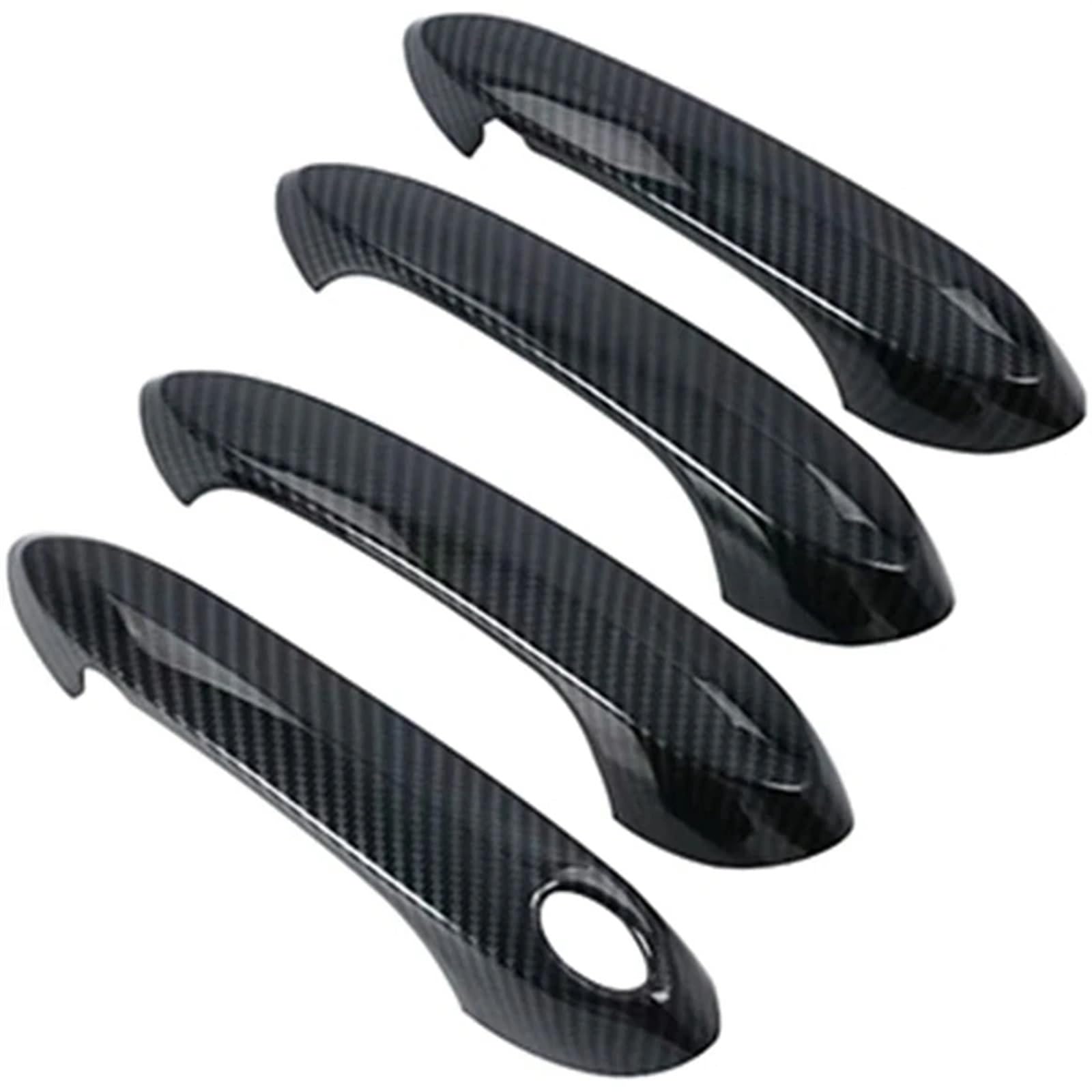 OUVECR for BMW for X3 G01 2018 2019 Carbon Fiber ABS Door Handle Pull Cover Trim Protective Shell Sticker Car Exterior Accessories Car Outer Door Handle