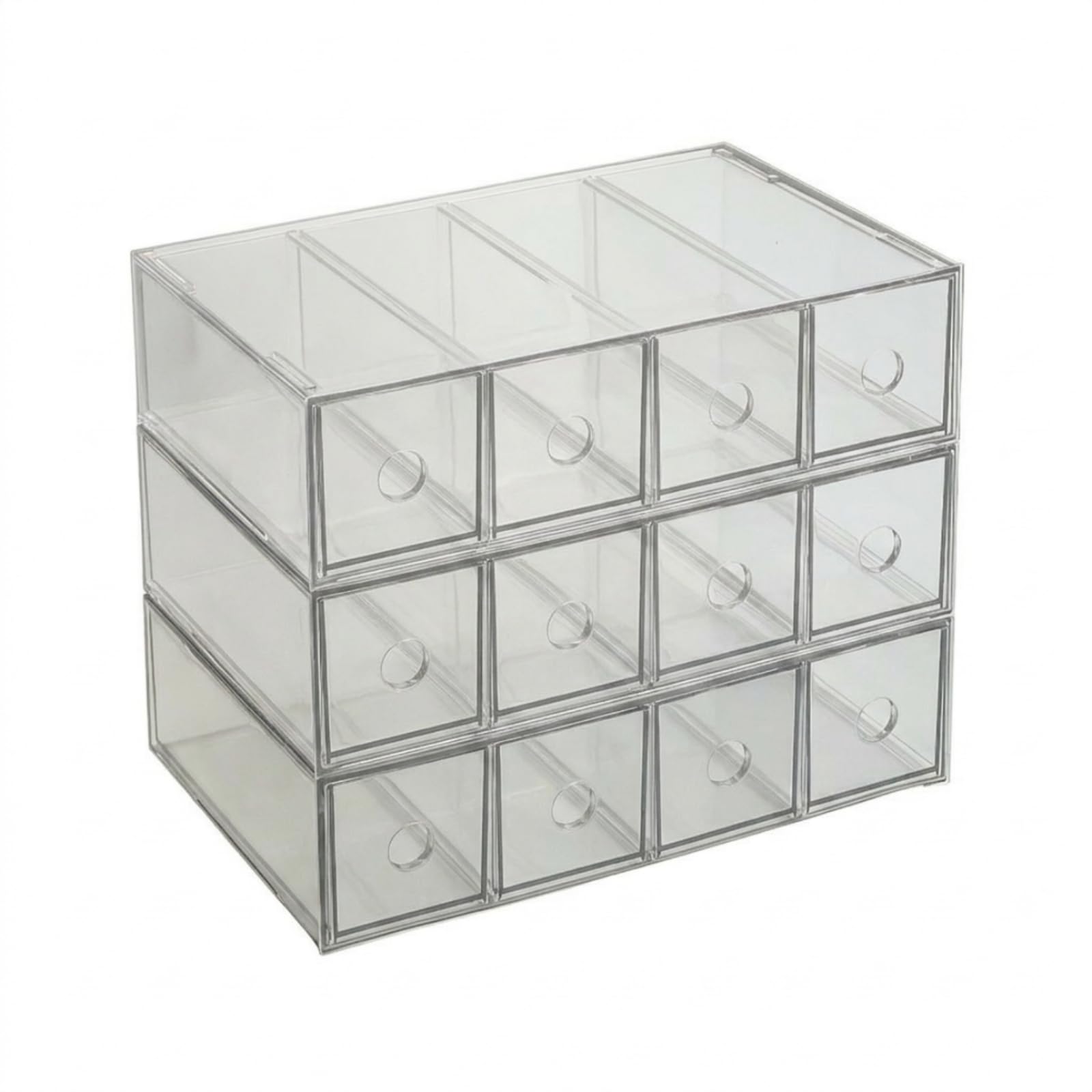 3 Stück voll Acryl-Organizer