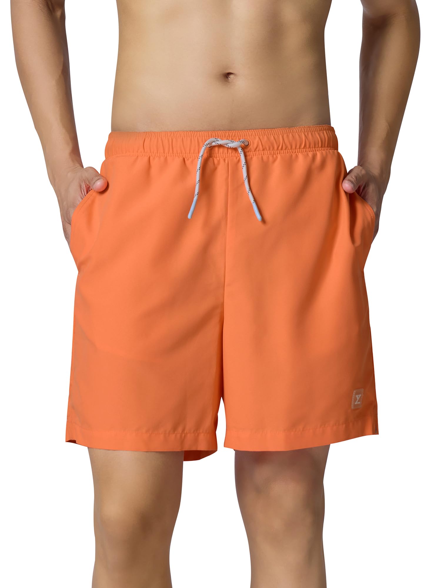 Intellidri Aqua Swim Shorts for Men with Side Pockets and Drawstring-image-8