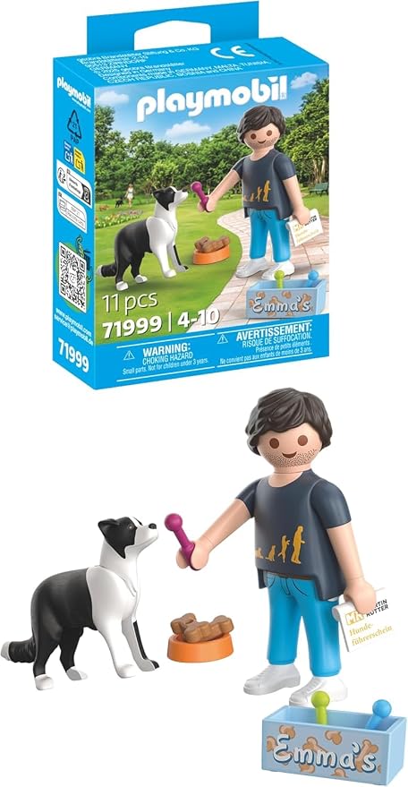 PLAYMOBIL Martin Rütter - Entrenador de perros | Juguetes a partir de 4 años | Regalo para niños | Fomenta la creatividad y la empatía | Adorable juego de rol de entrenamiento para perros con figura y en oferta en Amazon