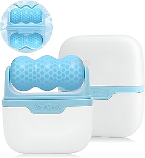 جهاز تدليك وجه مبتكر لتغيير نظام العناية بالبشرة مع بكرة وجه متطورة برأس مزدوج لتقليل الانتفاخ وتنشيط البشرة