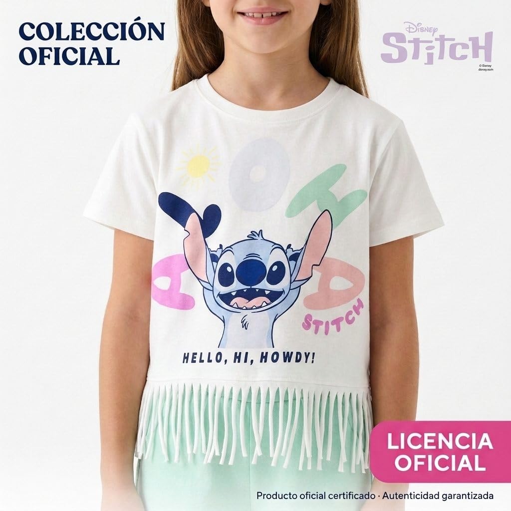 Camiseta Disney de Manga Corta para Niños y Niñas - Camiseta Infantil Disney Transpirable, Suave y Cómoda, 100% Algodón, Ropa para Verano, Uso Diario y Excursiones