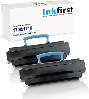 2 Inkfirst® High Yield Toner Cartridges 1700 (310-5402) Compatible Remanufactured for Dell 1700 Black Dell 1700 1700N 1710 1710N
