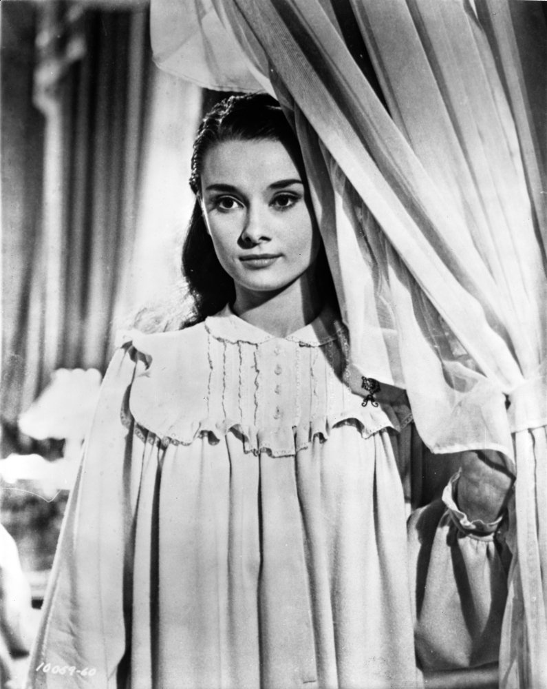 Amazon.com: Audrey Hepburn My Fair Lady Bedroom Movie Scene Photo Print (8  x 10): Posters & Prints