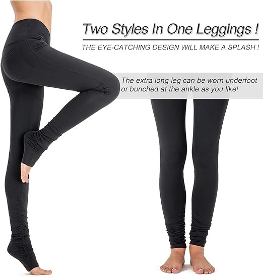 Extra long yoga pants with pockets Clearance