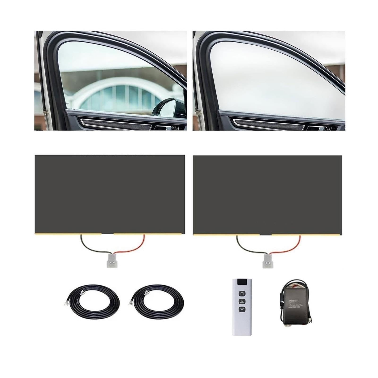 Pellicola PDLC Smart Tint for finestrini dell'auto,universale 2/4 pezzi