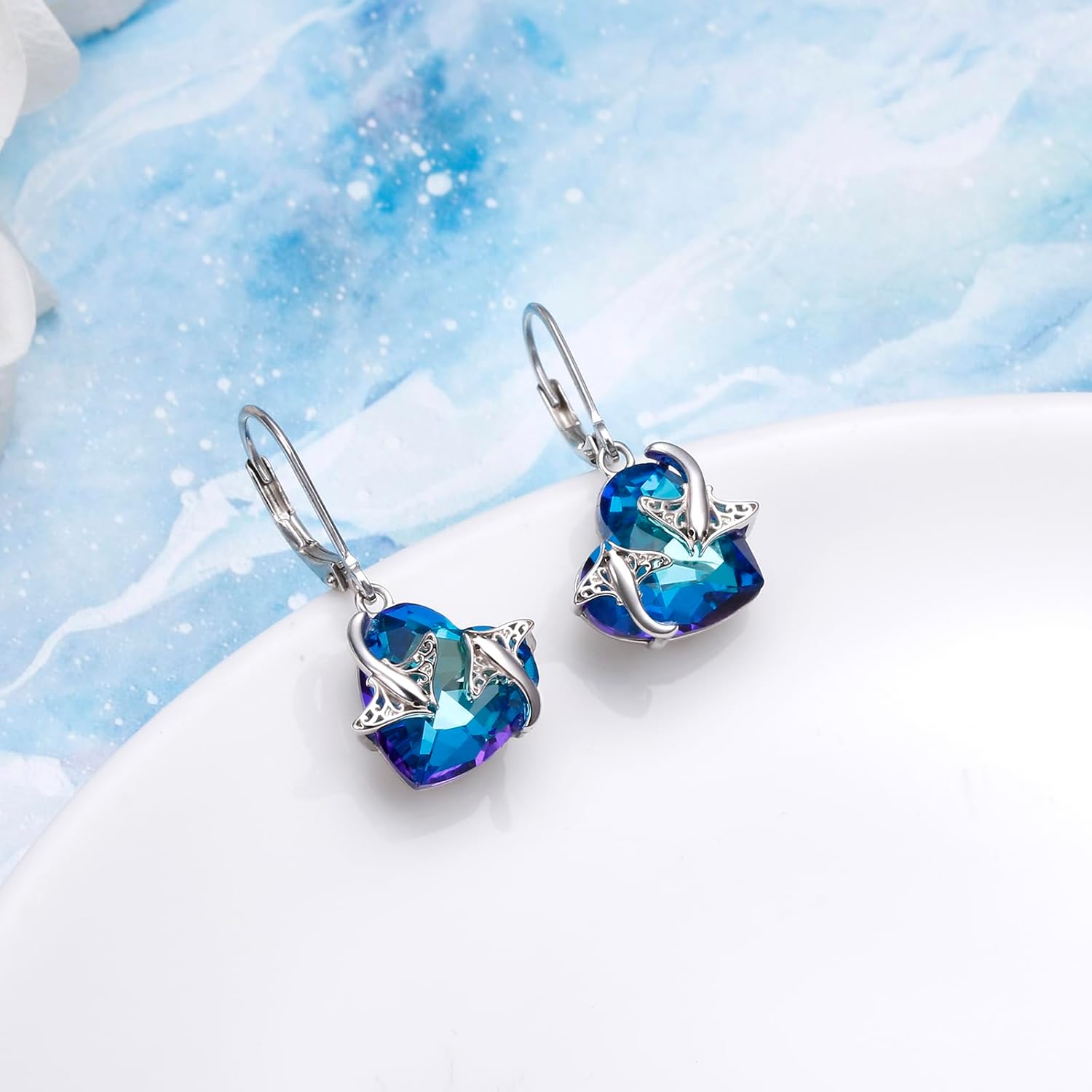 Hypoallergenic Dangle Earrings for Women 925 Sterling Silver Boho Bohemian Drop Dangling Earrings Hook Jewelry for Women